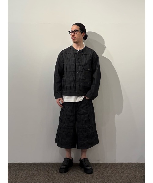 セール】onegravity / デニムトラッカー ノーカラージャケット（デニム