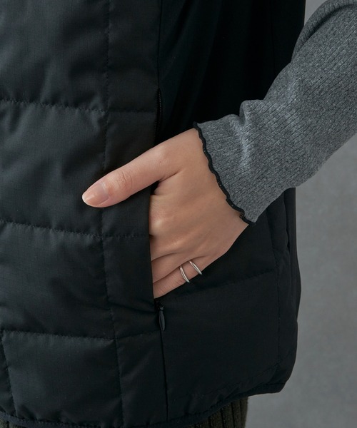 narifuri（ナリフリ）の「【narifuri】TAION サイドポケットインナーベスト NFTA-09（ベスト・レディース・ブラック/カーキ/チャコールグレー・S/M/L/XL）」の21枚目の写真