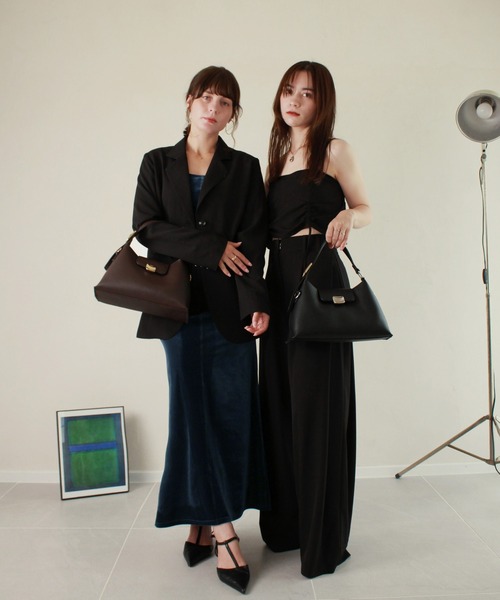 セール】【セットアップ着用可能】ベルテッドテーラードジャケット