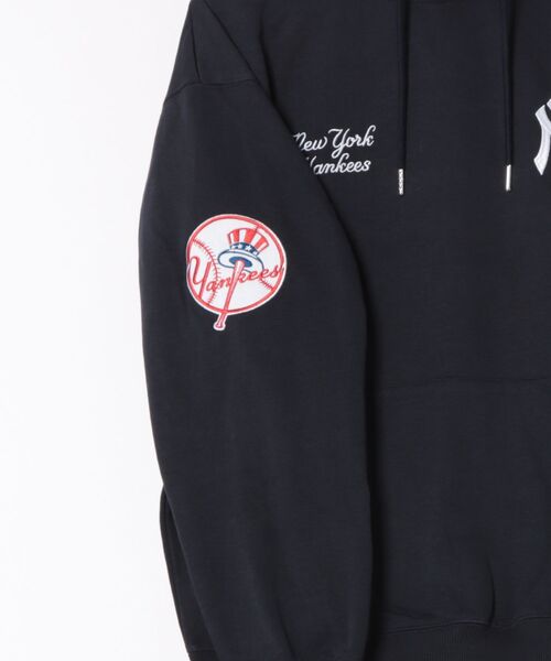 MLB（メジャーリーグベースボール）の「2025AW MLB/メジャーリーグベースボール  オーバーサイズ 裏起毛 ワッペン刺繍 チームロゴ プルオーバーパーカー フーディー レディース メンズ（パーカー・メンズ・アッシュグレー/ブラック/ネイビー/ブラウン・M/L/LL）」の8枚目の写真