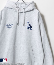 MLB（メジャーリーグベースボール）の「2025AW MLB/メジャーリーグベースボール  オーバーサイズ 裏起毛 ワッペン 刺繍 チームロゴ プルオーバーパーカー フーディー レディース メンズ（パーカー・メンズ）」