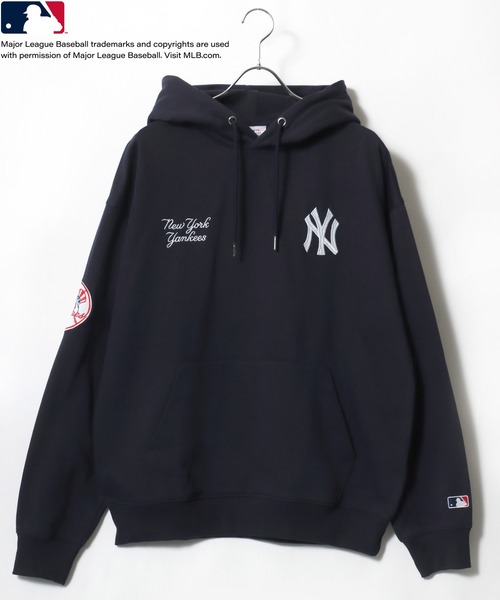 MLB（メジャーリーグベースボール）の「2025AW MLB/メジャーリーグベースボール  オーバーサイズ 裏起毛 ワッペン刺繍 チームロゴ プルオーバーパーカー フーディー レディース メンズ（パーカー・メンズ・アッシュグレー/ブラック/ネイビー/ブラウン・M/L/LL）」の12枚目の写真