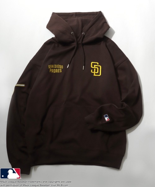 MLB（メジャーリーグベースボール）の「2025AW MLB/メジャーリーグベースボール  オーバーサイズ 裏起毛 ワッペン刺繍 チームロゴ プルオーバーパーカー フーディー レディース メンズ（パーカー・メンズ・アッシュグレー/ブラック/ネイビー/ブラウン・M/L/LL）」の14枚目の写真