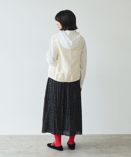 100/-ブロード EDODAKI 中綿ベスト（ダウンベスト）｜bulle de savon