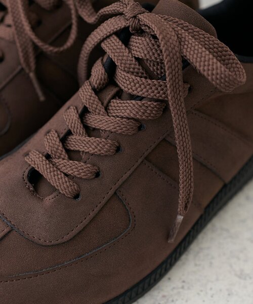 DISCOAT(ディスコート)の「【ユニセックス】ジャーマントレーナー(スニーカー・レディース・キャメル/グレー/ブラウン・24.5cm/23.5cm/27.5cm/26.5cm)」の5枚目の写真