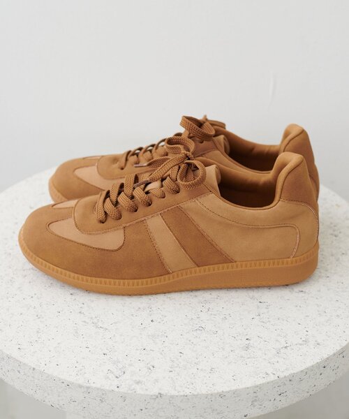 DISCOAT(ディスコート)の「【ユニセックス】ジャーマントレーナー(スニーカー・レディース・キャメル/グレー/ブラウン・24.5cm/23.5cm/27.5cm/26.5cm)」の9枚目の写真