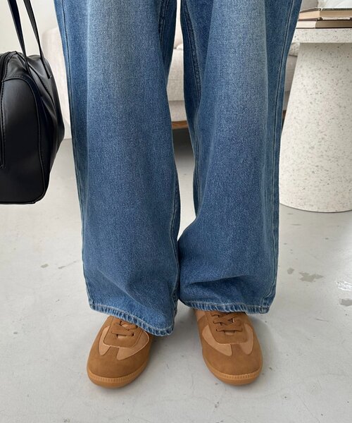 DISCOAT(ディスコート)の「【ユニセックス】ジャーマントレーナー(スニーカー・レディース・キャメル/グレー/ブラウン・24.5cm/23.5cm/27.5cm/26.5cm)」の16枚目の写真