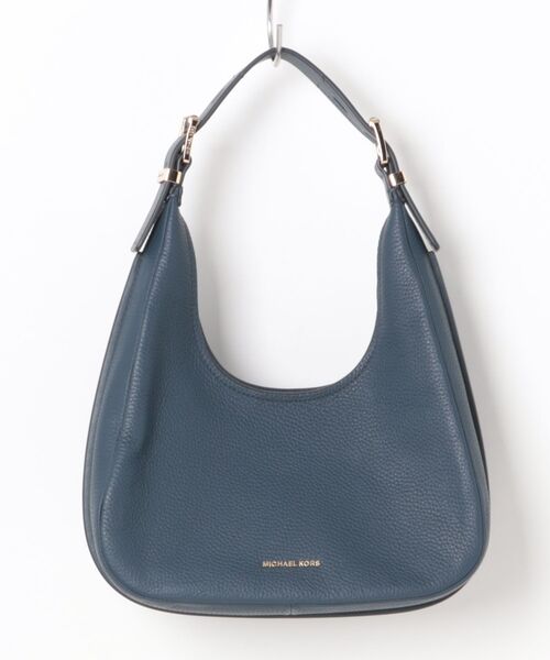 MICHAEL KORS(マイケルコース)の「NOLITA ペブルレザー ホーボー ショルダー スモール(ショルダーバッグ・レディース・ネイビー・FREE)」の1枚目の写真