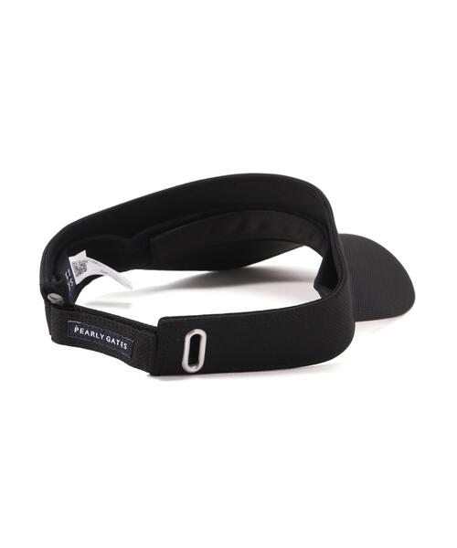 PEARLY GATES(パーリーゲイツ)の「【PEARLY GATES】シンプルツバ長バイザー (UNISEX)(サンバイザー・レディース・ブラック/ベージュ・FREE)」の13枚目の写真