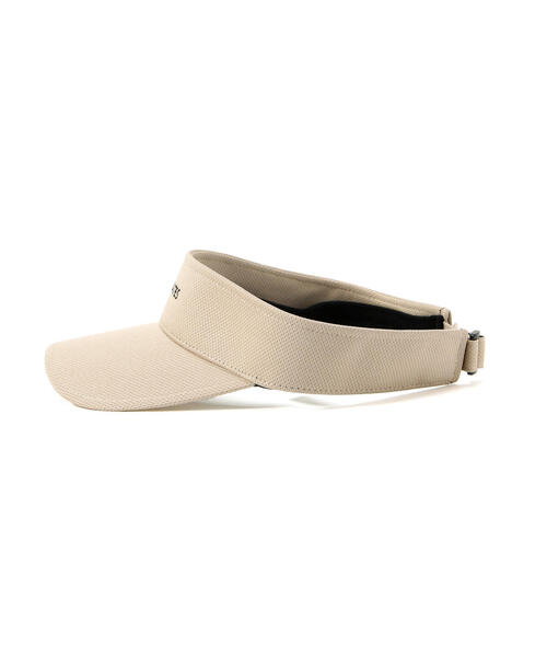 PEARLY GATES(パーリーゲイツ)の「【PEARLY GATES】シンプルツバ長バイザー (UNISEX)(サンバイザー・レディース・ブラック/ベージュ・FREE)」の11枚目の写真