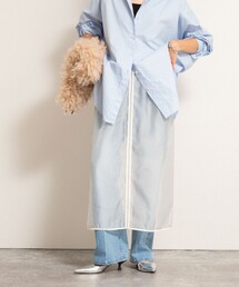 NOLLEY’S | 【MAQWEL/マクウェル】ウォッシャブルオーガンジースカート(スカート)