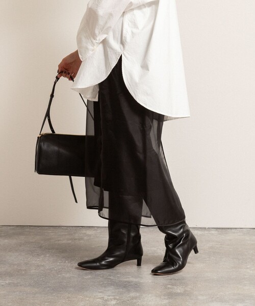 NOLLEY’S(ノーリーズ)の「【MAQWEL/マクウェル】ウォッシャブルオーガンジースカート(スカート・レディース・オフホワイト/ブラック・FREE)」の15枚目の写真