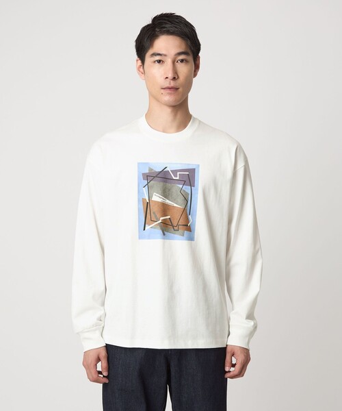 セール】＜Phospho Graphica＞グラフィック ロングスリーブ Tシャツ（T