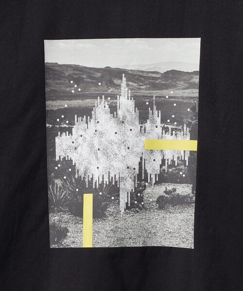 green label relaxing（グリーンレーベルリラクシング）の「＜Phospho Graphica＞グラフィック ロングスリーブ Tシャツ（Tシャツ/カットソー・メンズ・ホワイト/その他1/ブラック・L/S/M）」の14枚目の写真