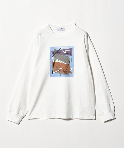 green label relaxing（グリーンレーベルリラクシング）の「＜Phospho Graphica＞グラフィック ロングスリーブ Tシャツ（Tシャツ/カットソー・メンズ・ホワイト/その他1/ブラック・L/S/M）」の16枚目の写真