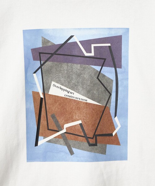 green label relaxing（グリーンレーベルリラクシング）の「＜Phospho Graphica＞グラフィック ロングスリーブ Tシャツ（Tシャツ/カットソー・メンズ・ホワイト/その他1/ブラック・L/S/M）」の19枚目の写真