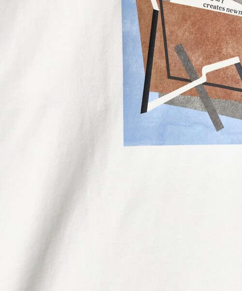 green label relaxing（グリーンレーベルリラクシング）の「＜Phospho Graphica＞グラフィック ロングスリーブ Tシャツ（Tシャツ/カットソー・メンズ・ホワイト/その他1/ブラック・L/S/M）」の20枚目の写真