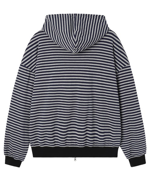 OY/オーワイ』REVERSIBLE STRIPE HOODIE ZIP UP/リバーシブルボーダー