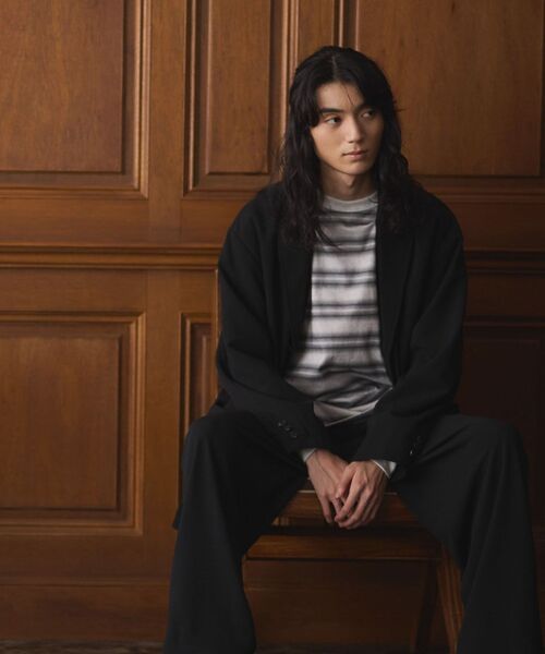 CRAFT STANDARD BOUTIQUE(クラフトスタンダードブティック)の「ジョーゼットセットアップ(セットアップ・メンズ・ベージュ/チャコールグレー/オリーブ/ブラック・S/M/L)」の14枚目の写真