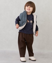 petit main（プティマイン）の「わんぱくテーパードパンツ（その他パンツ）」