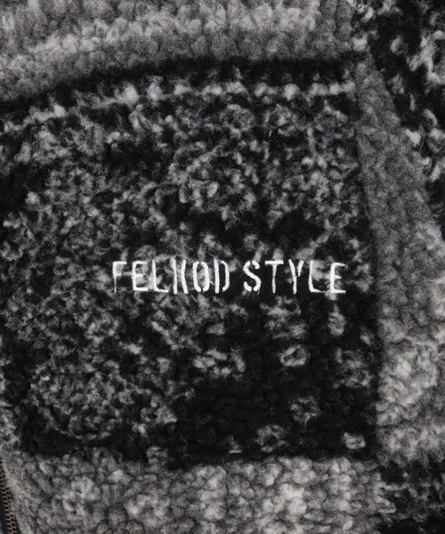 felkod フィルコッド ペイズリー ブルゾン 完売品 Мサイズ mj11045-Bandana Pattern Boa Hooded Blouson フーデッドブルゾン