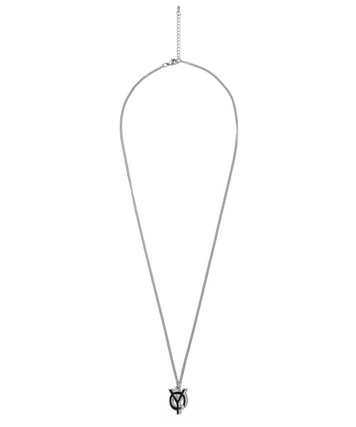 OY（オーワイ）の「『OY/オーワイ』 MINI LOGO CHAIN NECKLACE/ミニロゴチェーンネックレス（ネックレス・レディース・シルバー・FREE）」の2枚目の写真