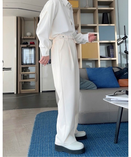 Otte(オッテ)の「クラシックワイドスラックス(その他パンツ・メンズ・ブラック/ホワイト/ブラウン・SMALL/MEDIUM/LARGE/X-LARGE)」の13枚目の写真