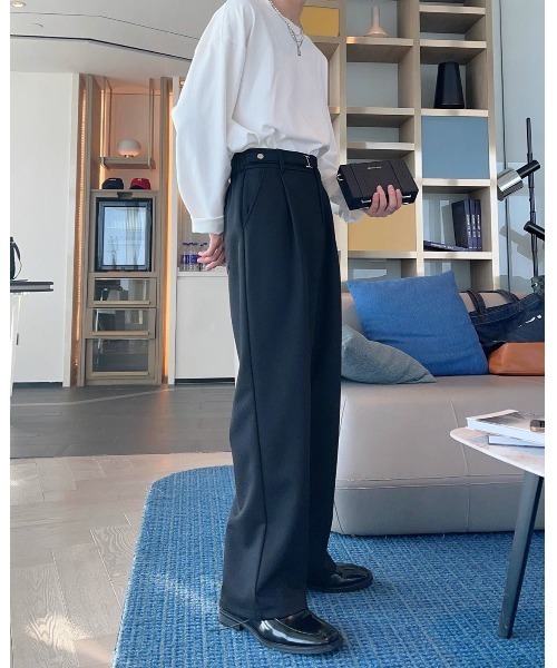 Otte(オッテ)の「クラシックワイドスラックス(その他パンツ・メンズ・ブラック/ホワイト/ブラウン・SMALL/MEDIUM/LARGE/X-LARGE)」の16枚目の写真