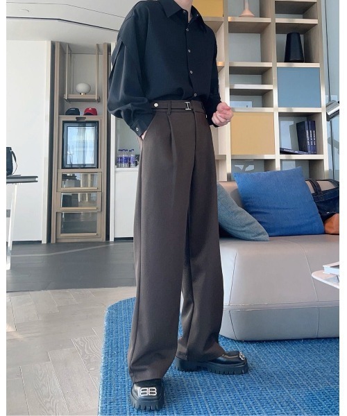 Otte(オッテ)の「クラシックワイドスラックス(その他パンツ・メンズ・ブラック/ホワイト/ブラウン・SMALL/MEDIUM/LARGE/X-LARGE)」の20枚目の写真