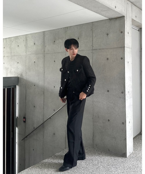 Otte(オッテ)の「クラシックワイドスラックス(その他パンツ・メンズ・ブラック/ホワイト/ブラウン・SMALL/MEDIUM/LARGE/X-LARGE)」の22枚目の写真