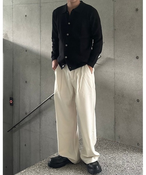 Otte(オッテ)の「クラシックワイドスラックス(その他パンツ・メンズ・ブラック/ホワイト/ブラウン・SMALL/MEDIUM/LARGE/X-LARGE)」の10枚目の写真
