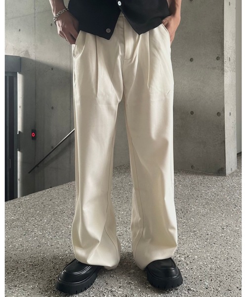 Otte(オッテ)の「クラシックワイドスラックス(その他パンツ・メンズ・ブラック/ホワイト/ブラウン・SMALL/MEDIUM/LARGE/X-LARGE)」の7枚目の写真