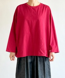HARVESTY（ハーベスティ）の「HARVESTY / ハーベスティー BACK PLEATS L/S TEE ORGANIC COTTON JERSEY オーガニックコットン バックプリーツ 長袖Tシャツ（Tシャツ/カットソー）」