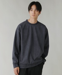 Buyer's Select/フェイクスウェードクルーネックトレーナー