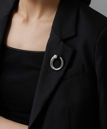 ORLEAN（オルレアン）の「金属アレルギー対応 デザインモチーフパールブローチ サージカルステンレス（ブローチ/コサージュ）」