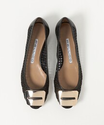 【限定完売品】ペリーコ×ユナイテッドアローズ　チェック フラット　パンプス 限定完売品】ペリーコ×ユナイテッドアローズ チェック フラット