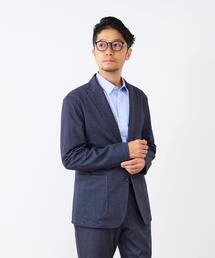 MEN'S MELROSE（メンズメルローズ）の「プリントテックジャージカットジャケット(セットアップ可)（テーラードジャケット）」