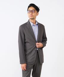 MEN'S MELROSE（メンズメルローズ）の「プリントテックジャージカットジャケット(セットアップ可)（テーラードジャケット）」