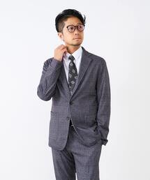 MEN'S MELROSE（メンズメルローズ）の「プリントテックジャージカットジャケット(セットアップ可)（テーラードジャケット）」