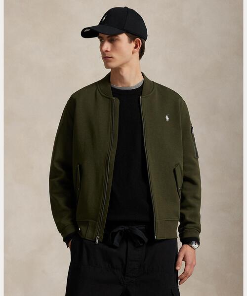 POLO RALPHLAUREN ダブルニット ボンバージャケット セットアップ ダブルニット ボンバー ジャケット（その他アウター）｜POLO