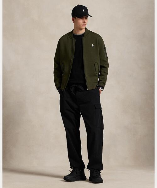 ダブルニット ボンバー ジャケット（ブルゾン）｜POLO RALPH