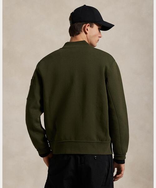 ダブルニット ボンバー ジャケット（ブルゾン）｜POLO RALPH