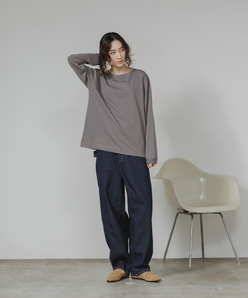 Garance et VioLette(ギャランスエトヴィオレット)の「Garance et VioLette/ギャランスエトヴィオレット FIND ME プルオーバー(Tシャツ/カットソー・レディース・グレー/ブラック/ホワイト・FREE)」の4枚目の写真