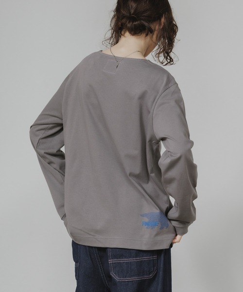 Garance et VioLette(ギャランスエトヴィオレット)の「Garance et VioLette/ギャランスエトヴィオレット FIND ME プルオーバー(Tシャツ/カットソー・レディース・グレー/ブラック/ホワイト・FREE)」の5枚目の写真