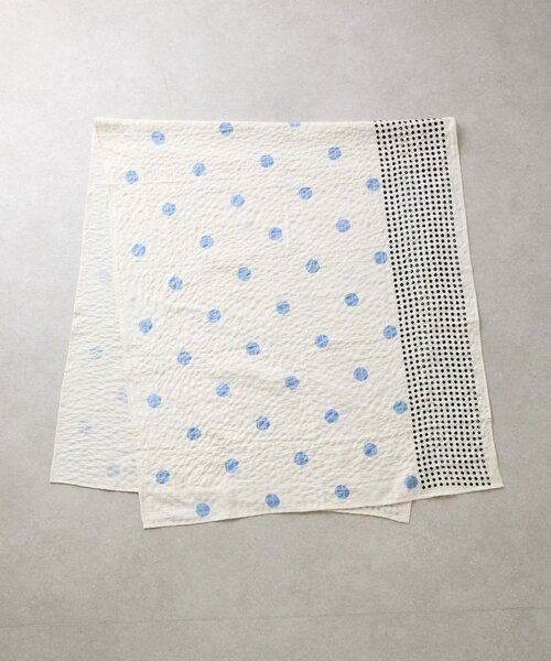 BEARDSLEY（ビアズリー）の「《CITRUS》プリントストール（ストール/ショール・レディース・ブルー・FREE）」の6枚目の写真