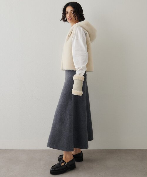 ニットフレアスカート（スカート）｜Whim Gazette（ウィム