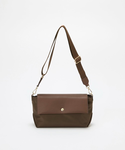 Breath TOPKAPI(ブレストプカピ)の「【Breath TOPKAPI】DAY TRIPPER デイトリッパー ナイロン ショルダーバッグ(ショルダーバッグ・レディース・ブラウン/ブラック/グレイッシュベージュ・FREE)」の6枚目の写真