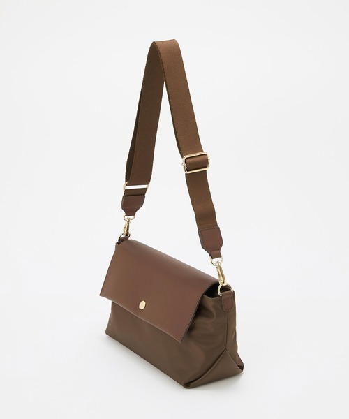 Breath TOPKAPI(ブレストプカピ)の「【Breath TOPKAPI】DAY TRIPPER デイトリッパー ナイロン ショルダーバッグ(ショルダーバッグ・レディース・ブラウン/ブラック/グレイッシュベージュ・FREE)」の7枚目の写真