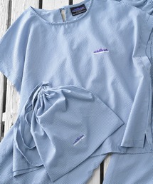 THOUSAND MILE（サウザンドマイル）の「[L's]FRENCH SLEEVE SHIRT & LONG PANTS SET HIGH AIR PERMEABILITY CHECK/フレンチスリーブシャツ＆ロングパンツセット（セットアップ）」