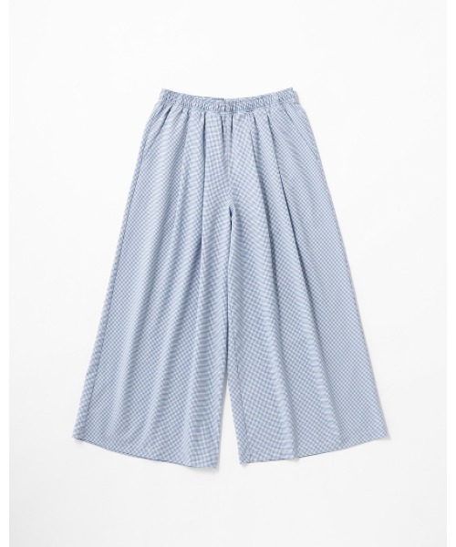 THOUSAND MILE（サウザンドマイル）の「[L's]FRENCH SLEEVE SHIRT & LONG PANTS SET HIGH AIR PERMEABILITY CHECK/フレンチスリーブシャツ＆ロングパンツセット（セットアップ・レディース・ブラック系その他/ブラウン系その他/ブルー系その他・FREE）」の17枚目の写真